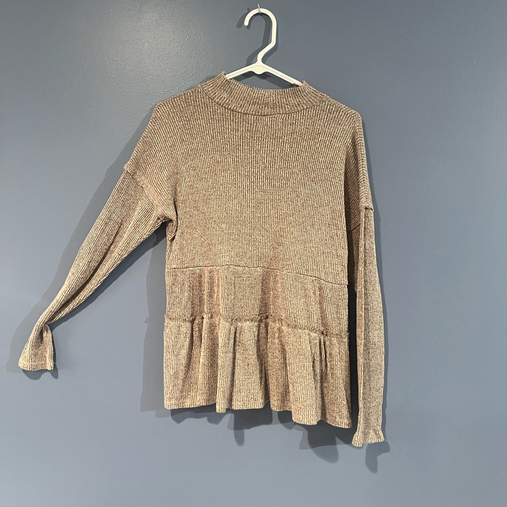 Turtle Neck Baby Doll Sweater
